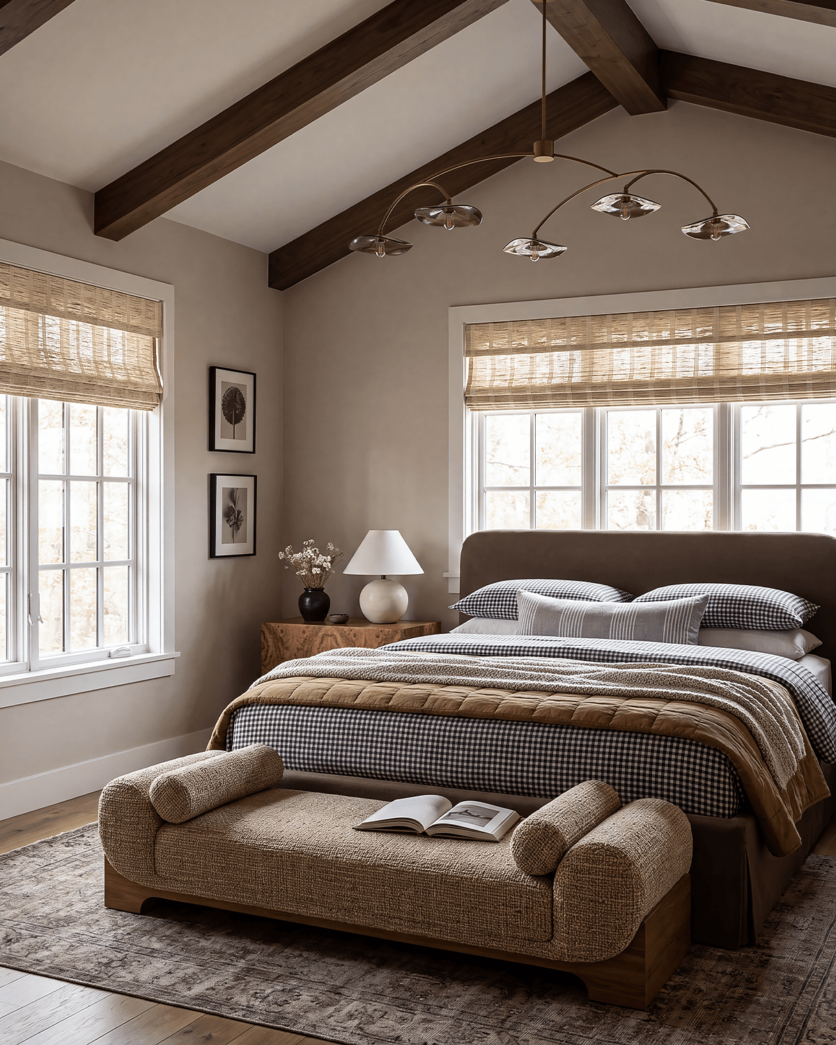Alba Handwoven Natural Ramie Bamboo Shade