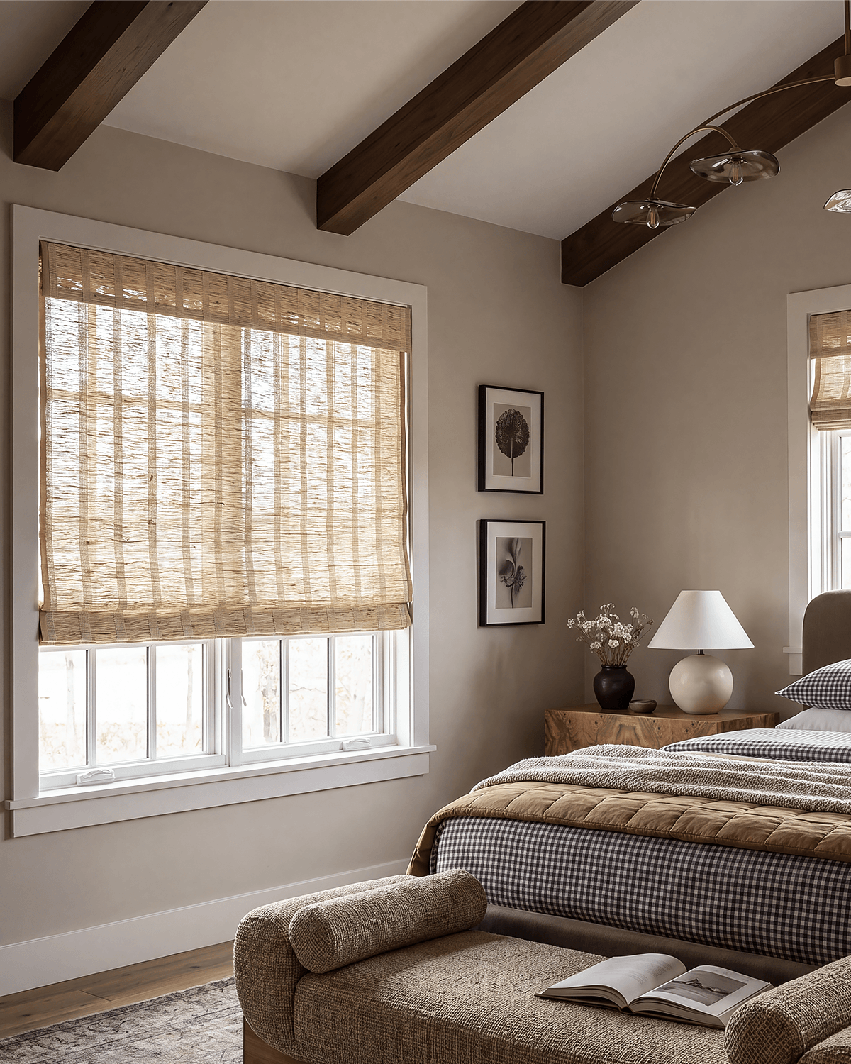 Alba Handwoven Natural Ramie Bamboo Shade