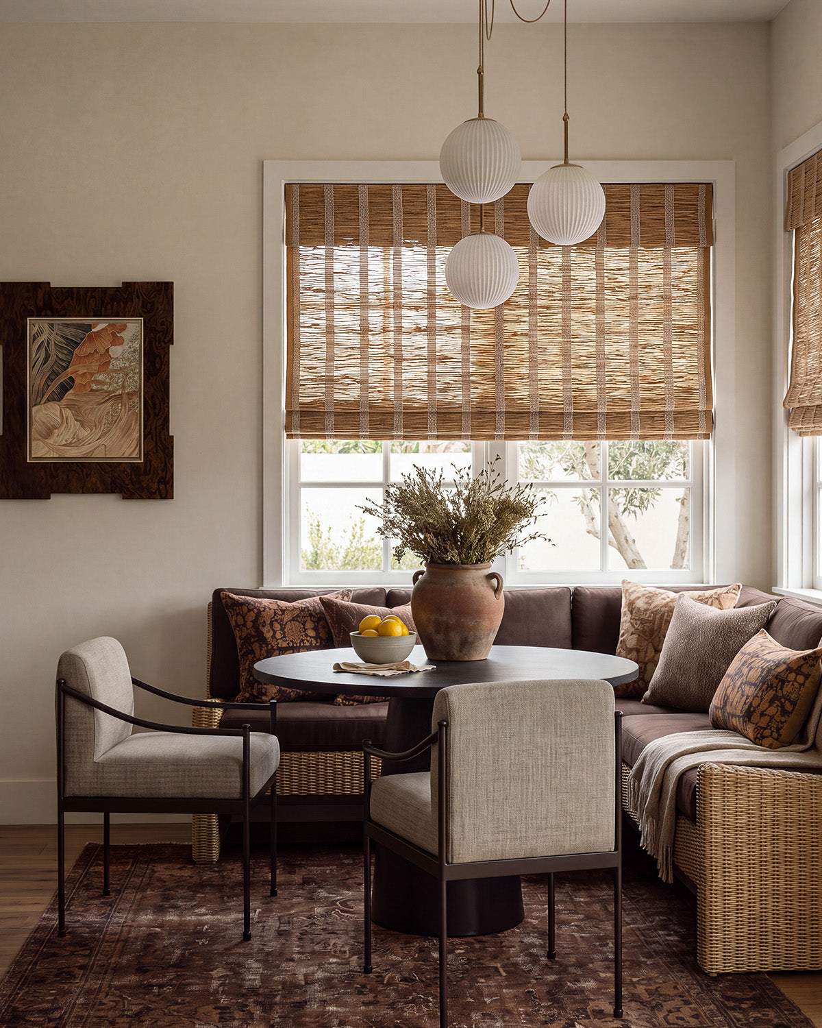 Nara Handwoven Natural Ramie Bamboo Shade