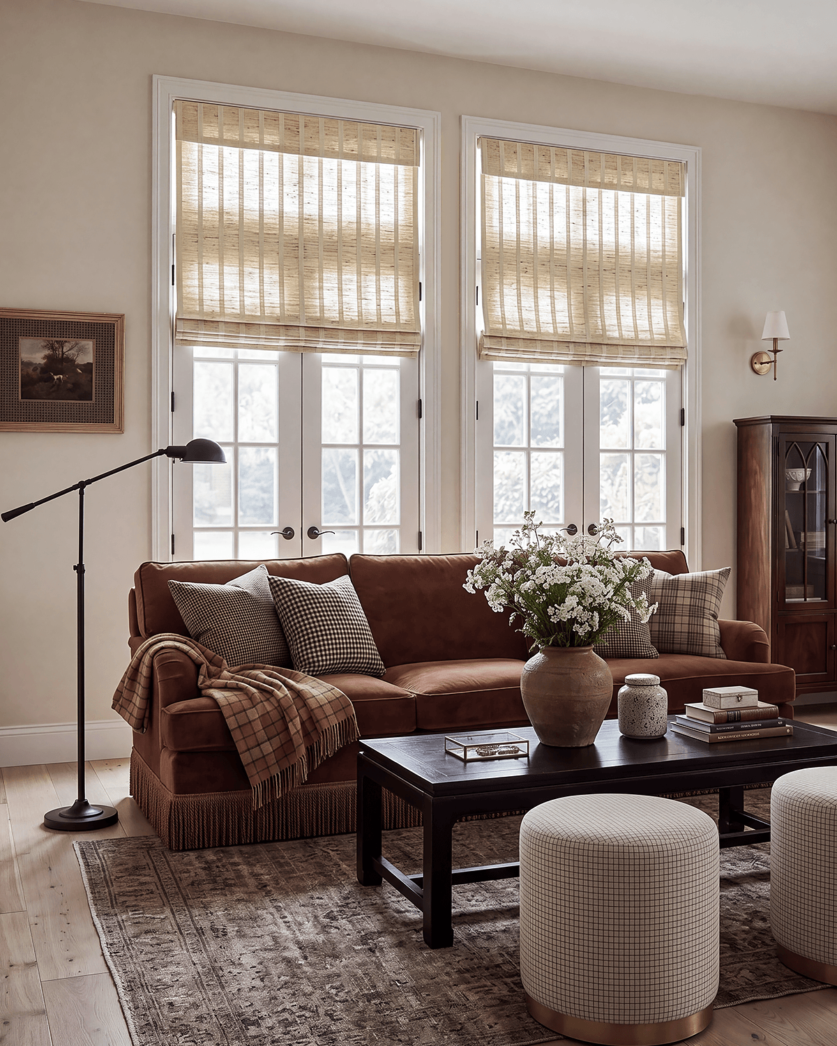 Alba Handwoven Natural Ramie Bamboo Shade
