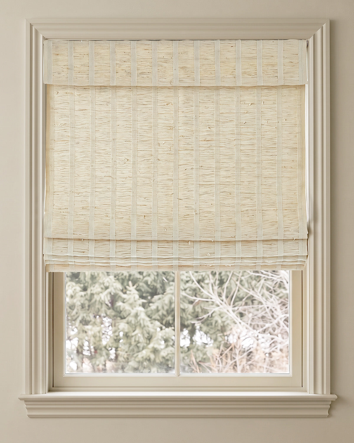 Alba Handwoven Natural Ramie Bamboo Shade