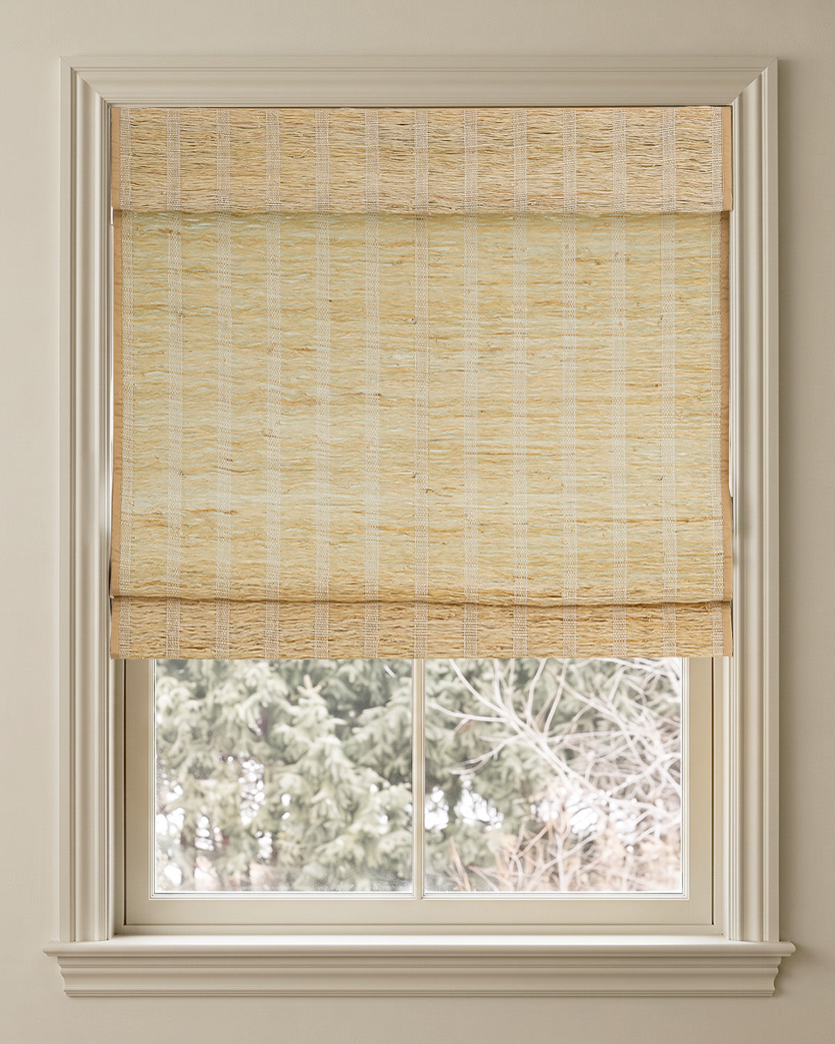 Alba Handwoven Natural Ramie Bamboo Shade