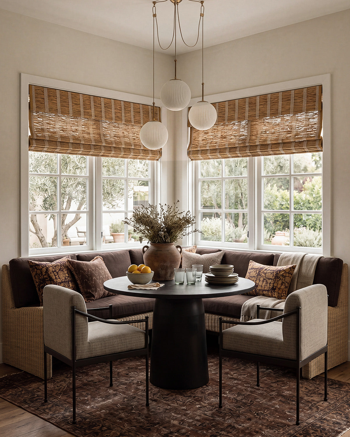 Nara Handwoven Natural Ramie Bamboo Shade