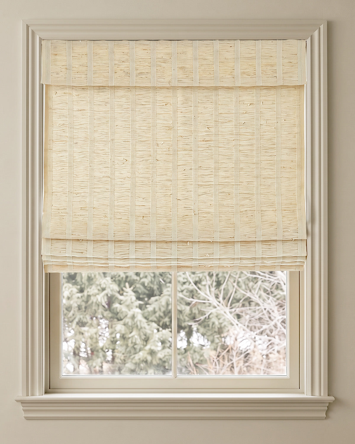 Alba Handwoven Natural Ramie Bamboo Shade