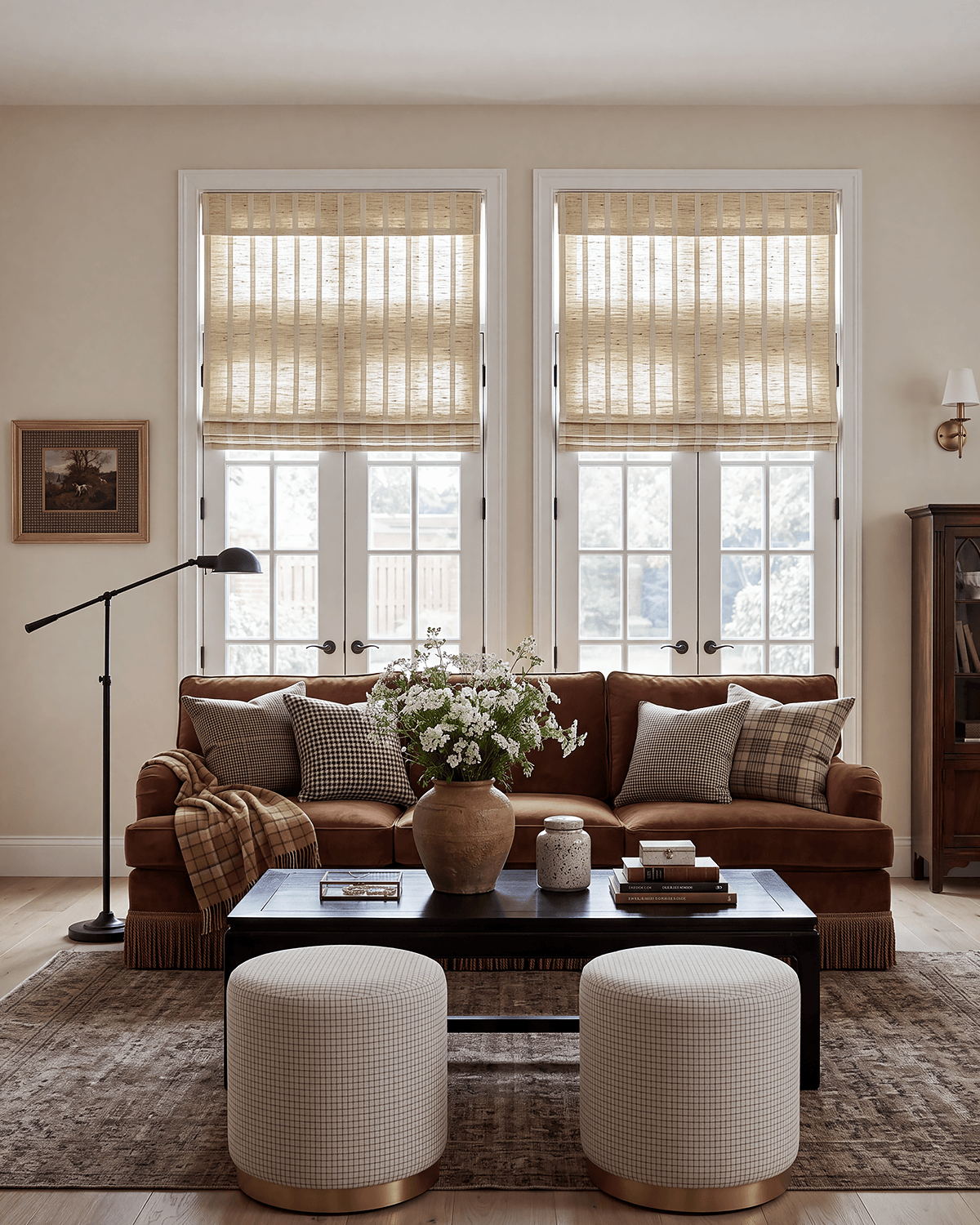 Alba Handwoven Natural Ramie Bamboo Shade