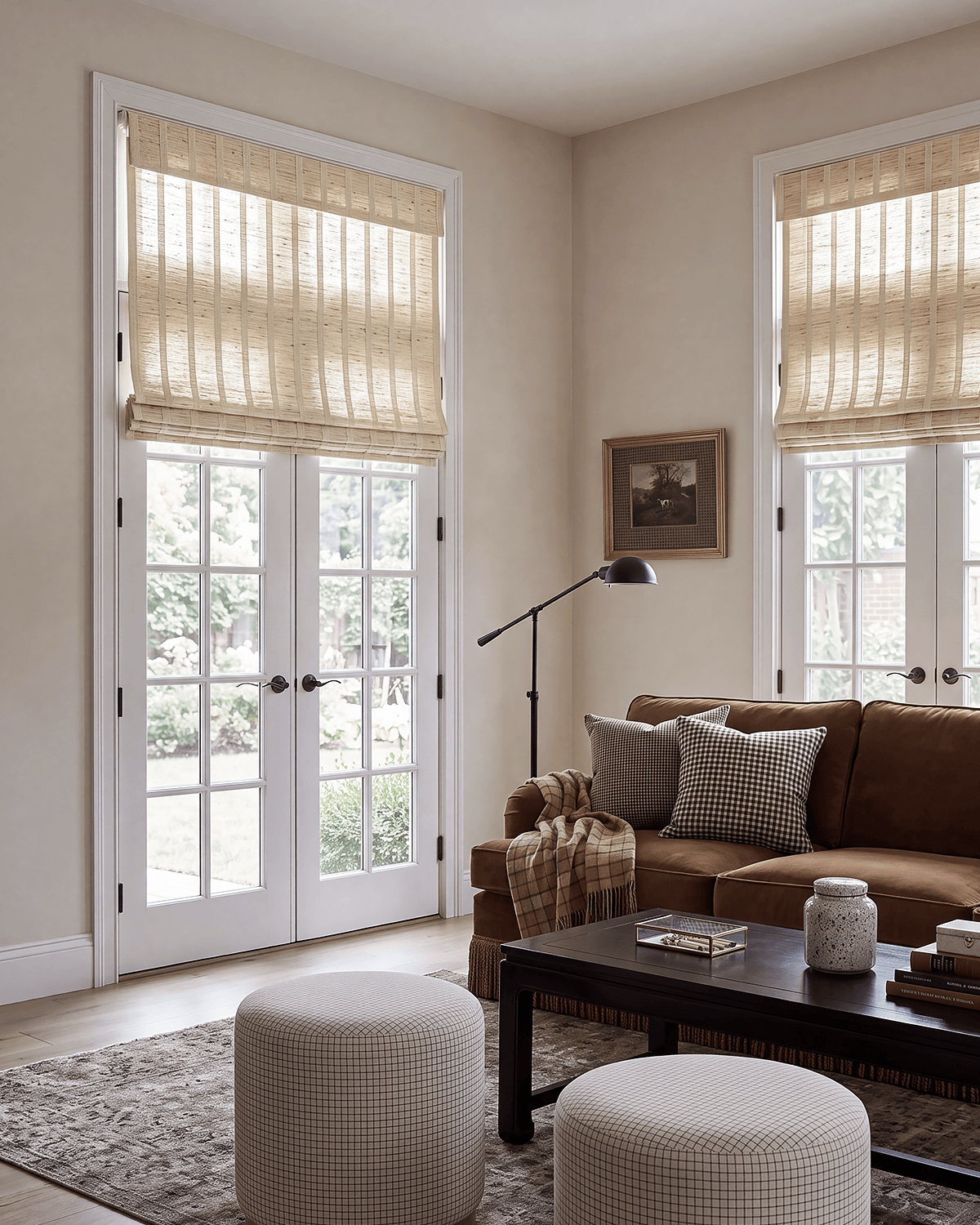 Alba Handwoven Natural Ramie Bamboo Shade