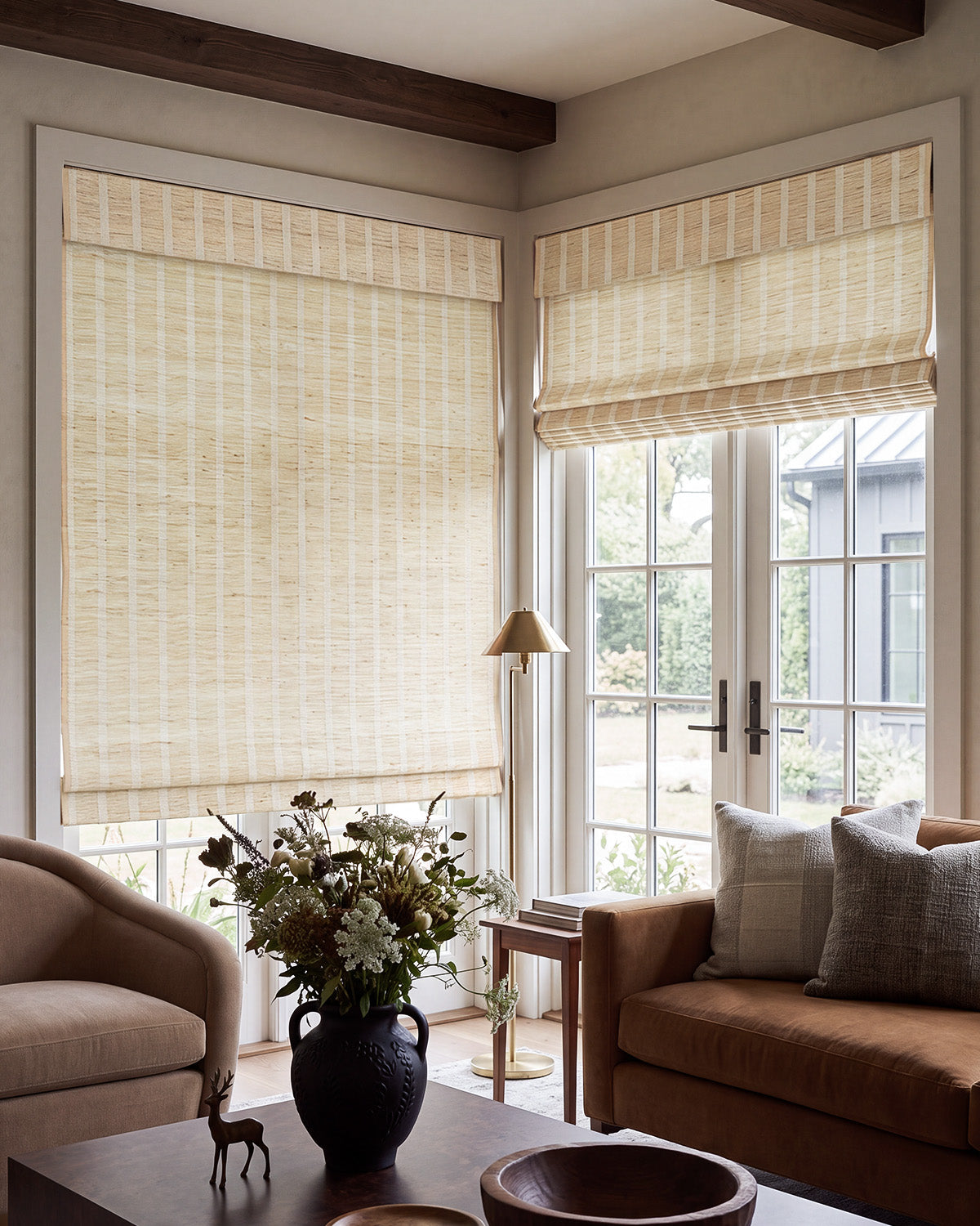 Nara Handwoven Natural Ramie Bamboo Shade