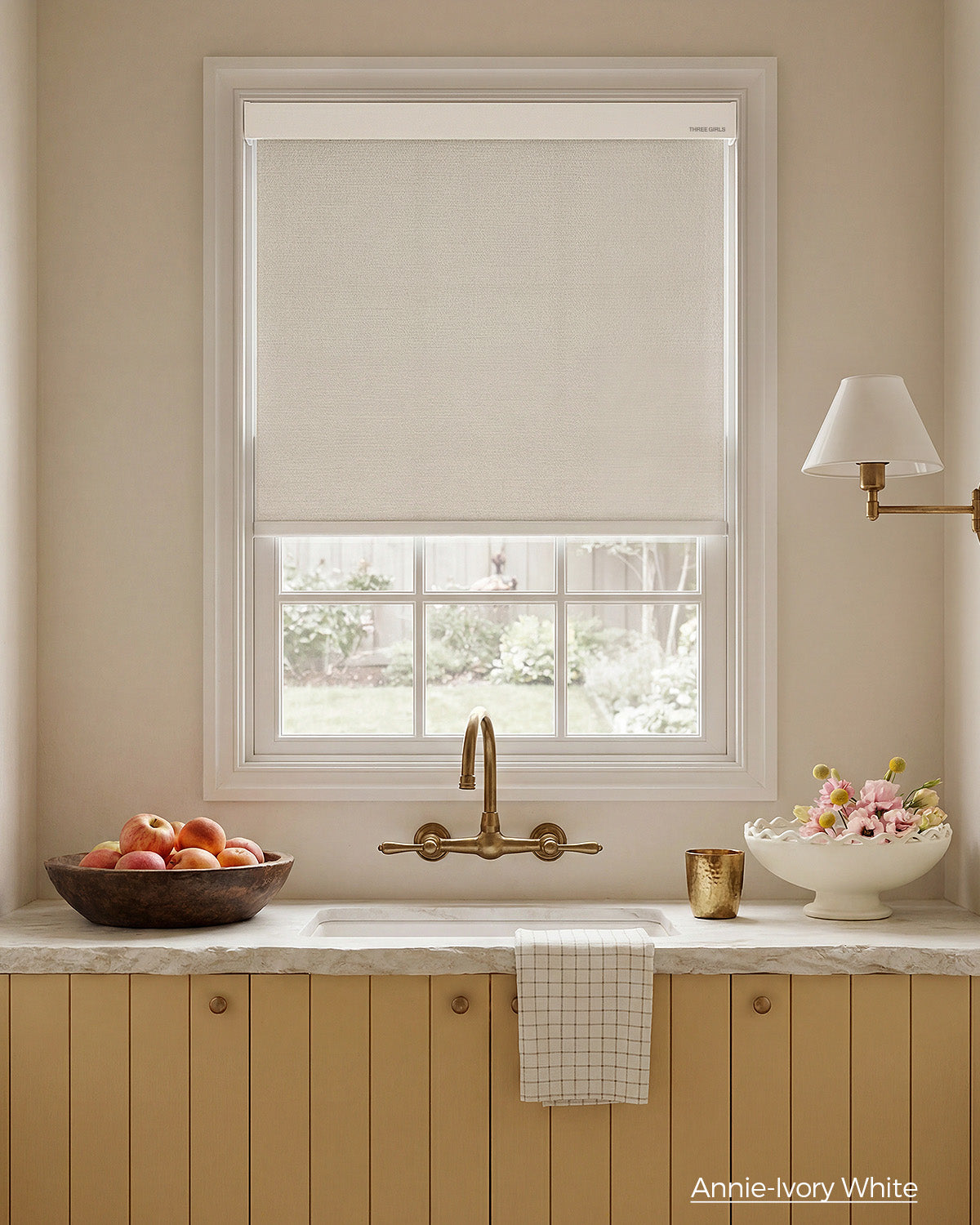 Motorized Roller Shades 100% Blackout Linen